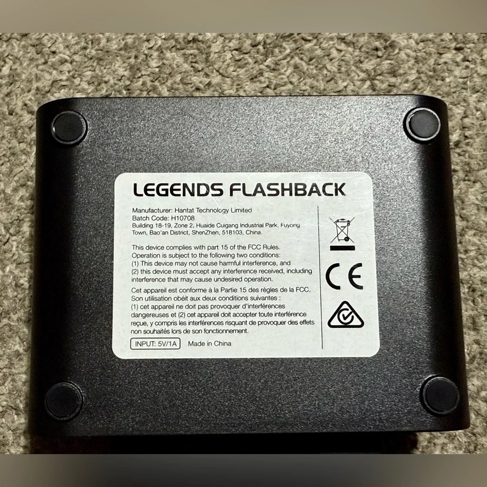 Arcade Legends Flashback Mini Console 50 Games- Black
